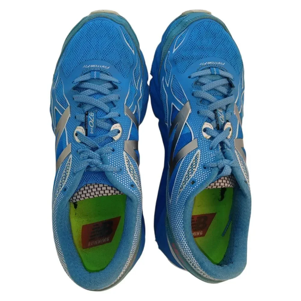 New Balance 870 Women's Carribean Blue & Silver Running Sneakers - Size 10B